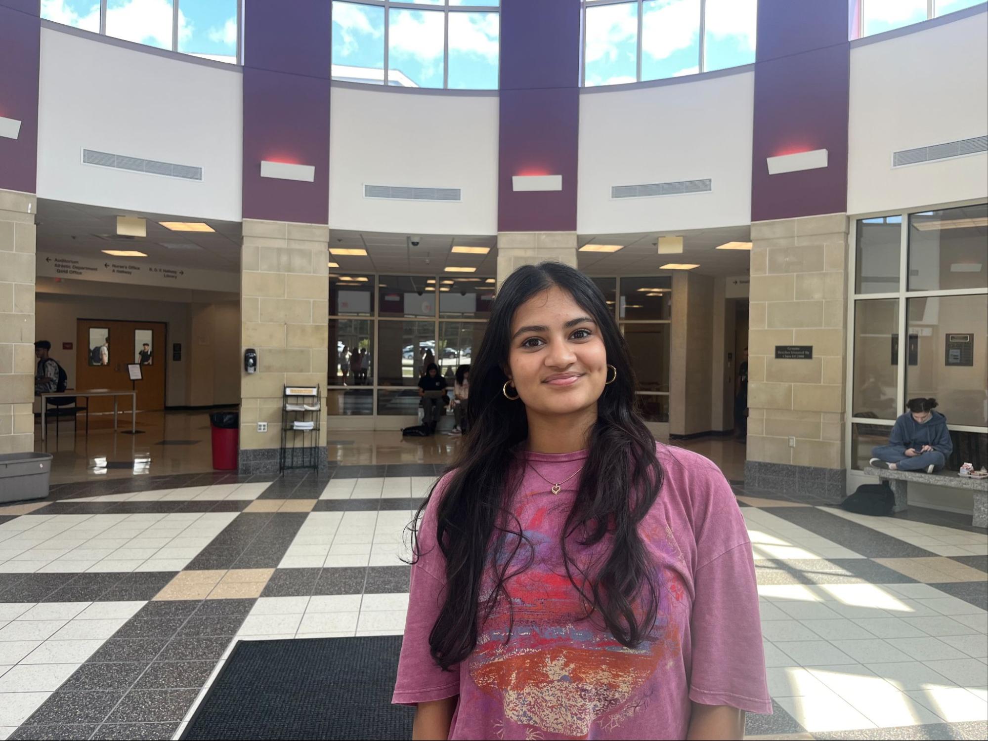 Freshman Bhavana Heggadahalli