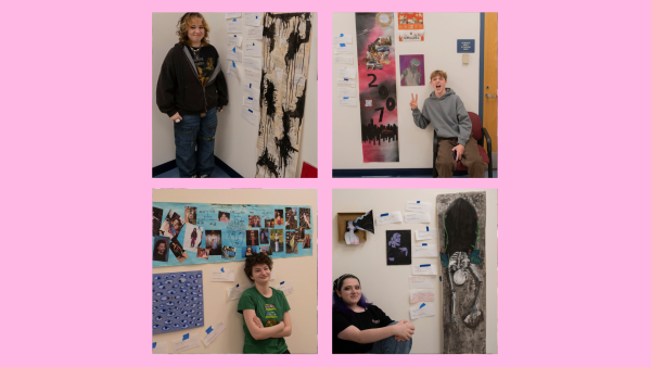 AP Art students reflect and look forward on their work for their art classes. 