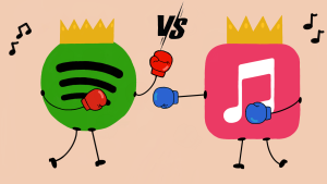 With a multitude of music streaming platforms available, Spotify and Apple Music consistently rise to the top, but the debate over which is better remains unsettled. Editor-in-Chief Nora Kurtz argues Spotify is superior, while A&E Editor Grace Huggins makes the case for Apple Music.