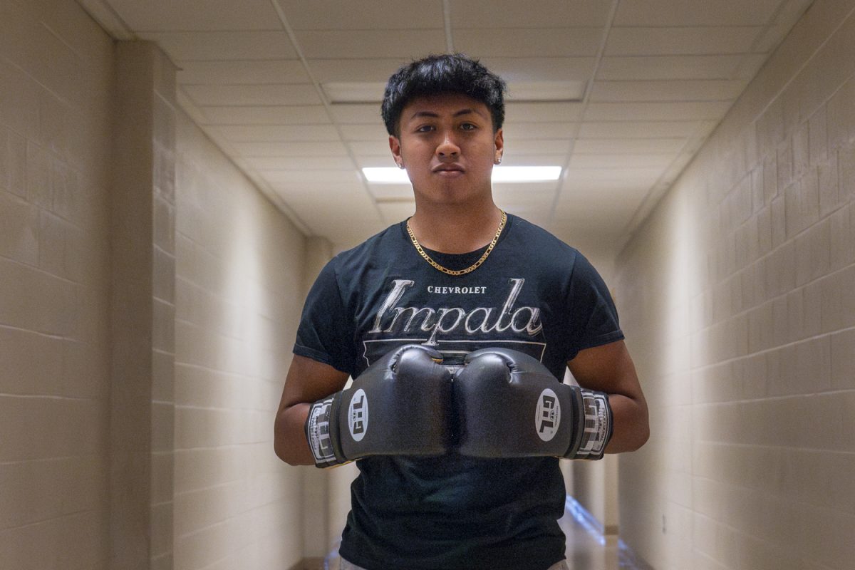 Junior Jimmy Perez has been boxing for years, developing new skills since he began his journey at age 12.