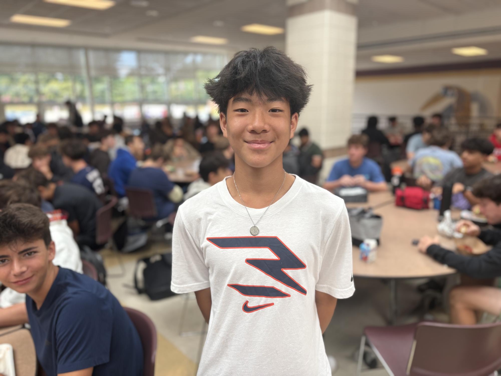 Freshman Austin Wu