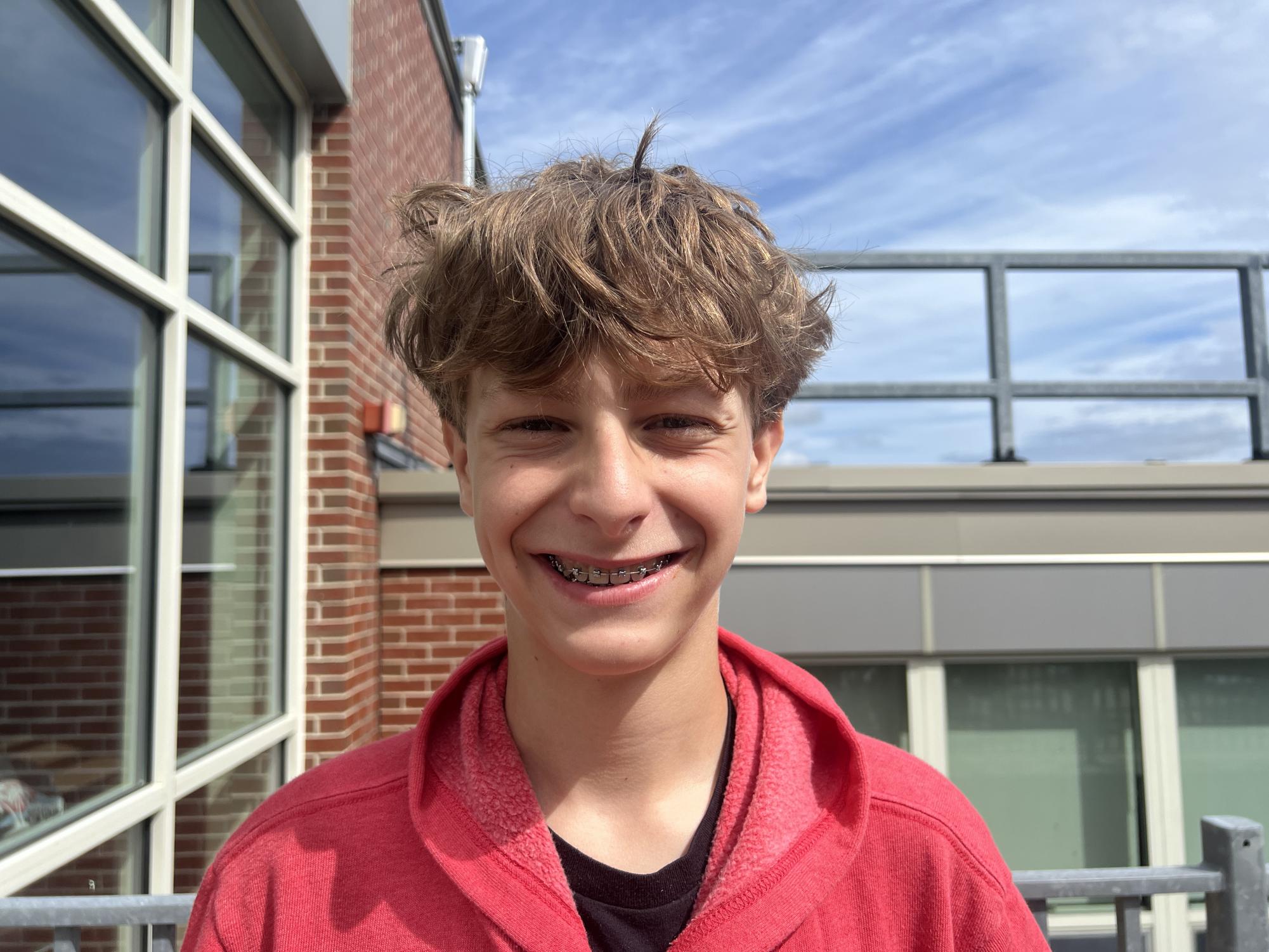Freshman Brennan Ostiguy