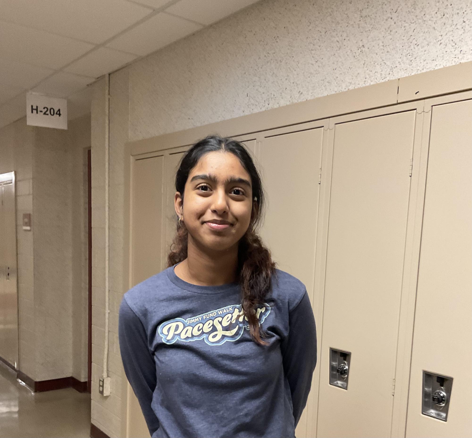 Freshman Jayani Lagadapati