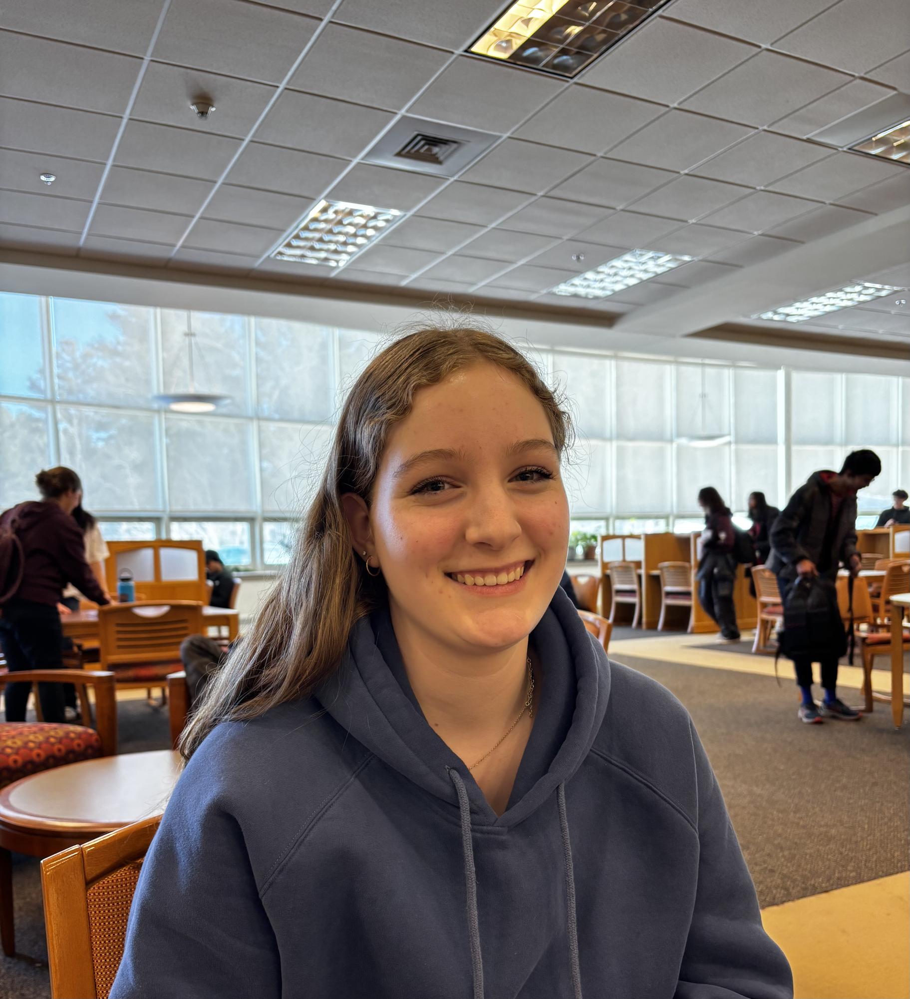 Freshman Lily Mackie