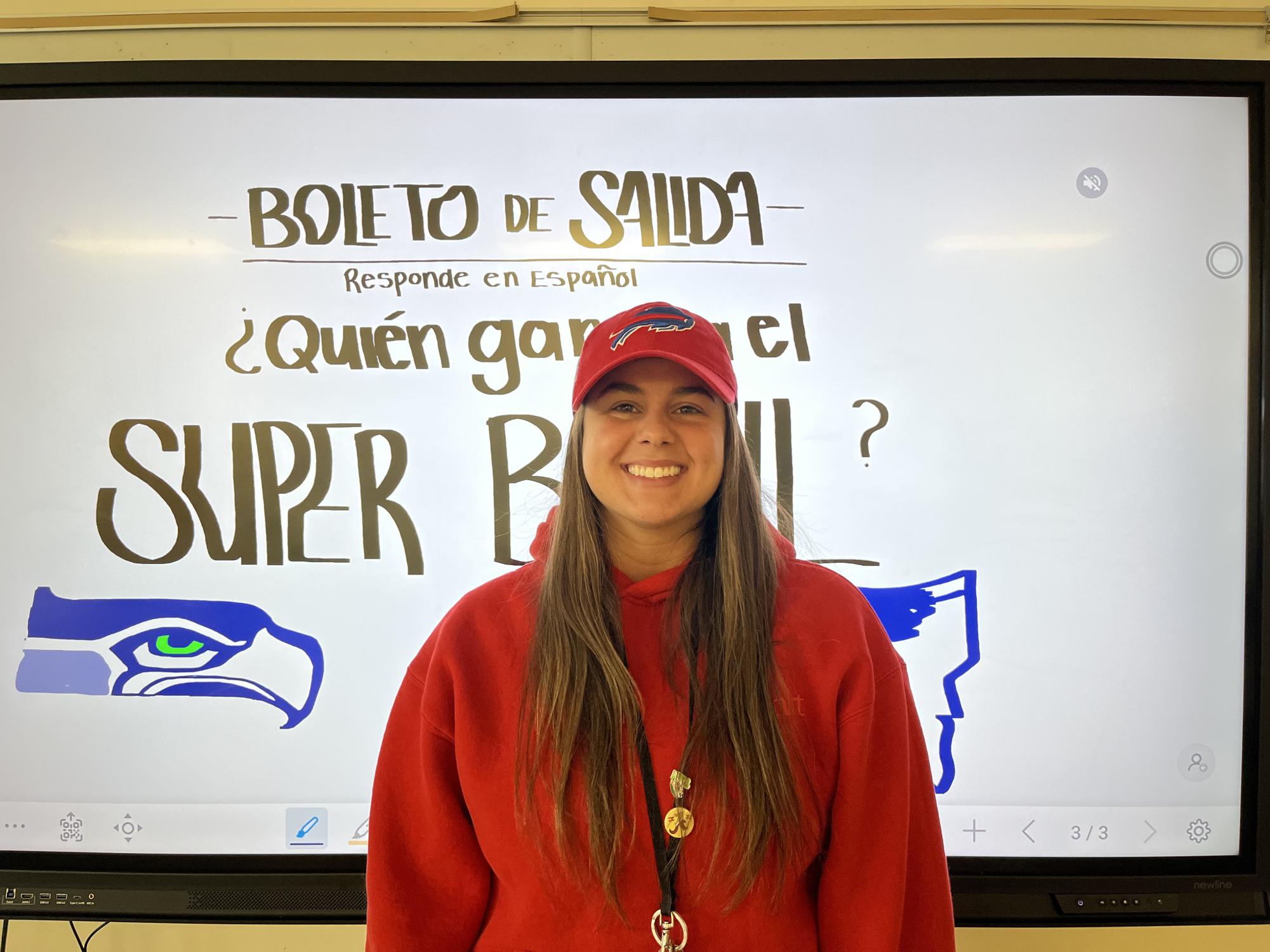 Spanish teacher Pauliny Smith