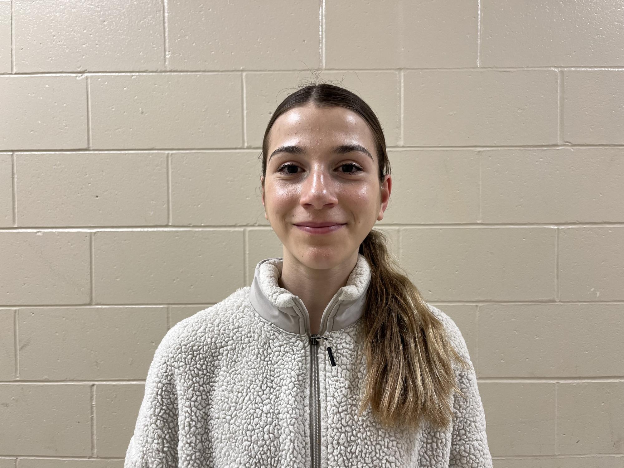 Freshman Sabrina Brossi
