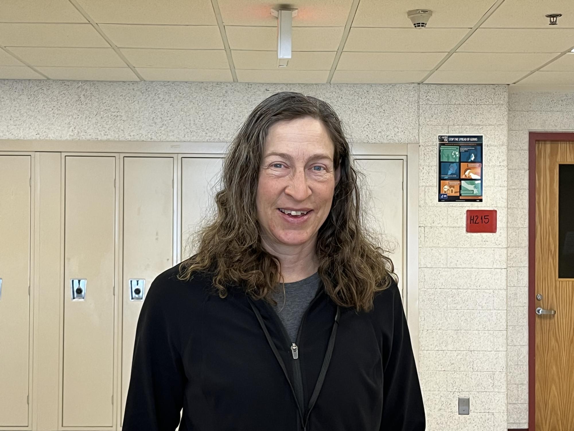 English teacher Valerie Burdette