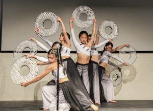 Students of Starway Dance Academy perform a Chinese dance depicting ancient warriors during the Culture Fest on May 1. Their studio annually attends competitions and won the World Dance Championships last year.