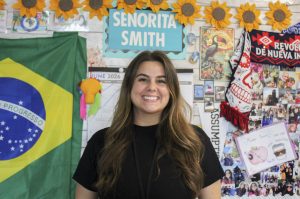 Spanish teacher Pauliny Smith is making a career change to the Massachusetts State Police and hopes to start the academy later this fall. This year, Smith taught Spanish 2 and Spanish 3 classes at Algonquin.
