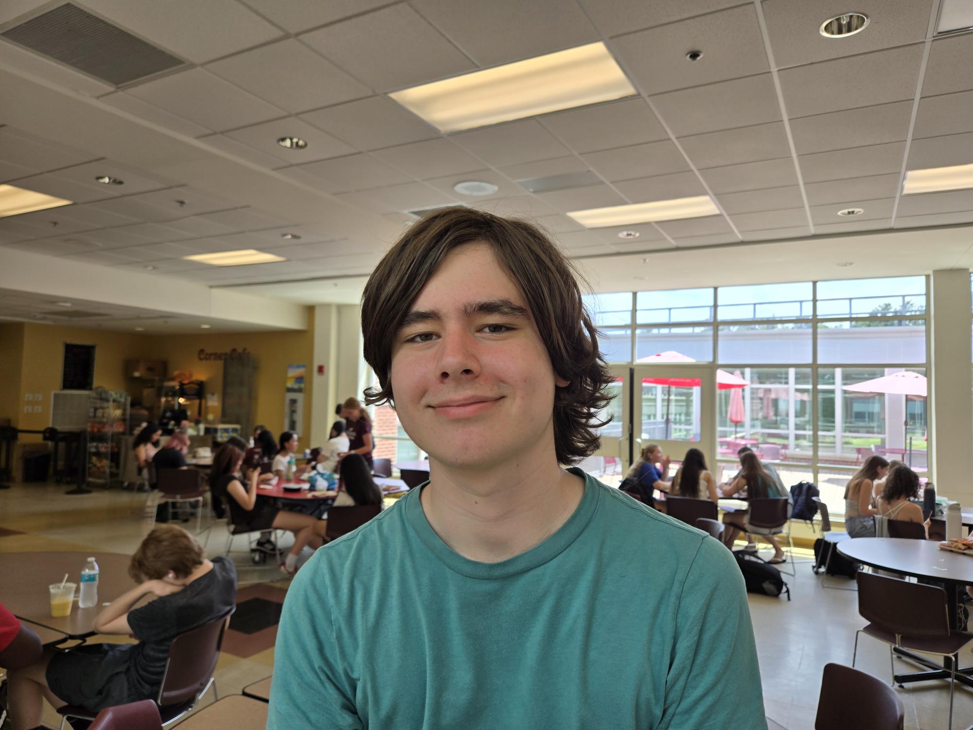 Freshman Charles Magnuson