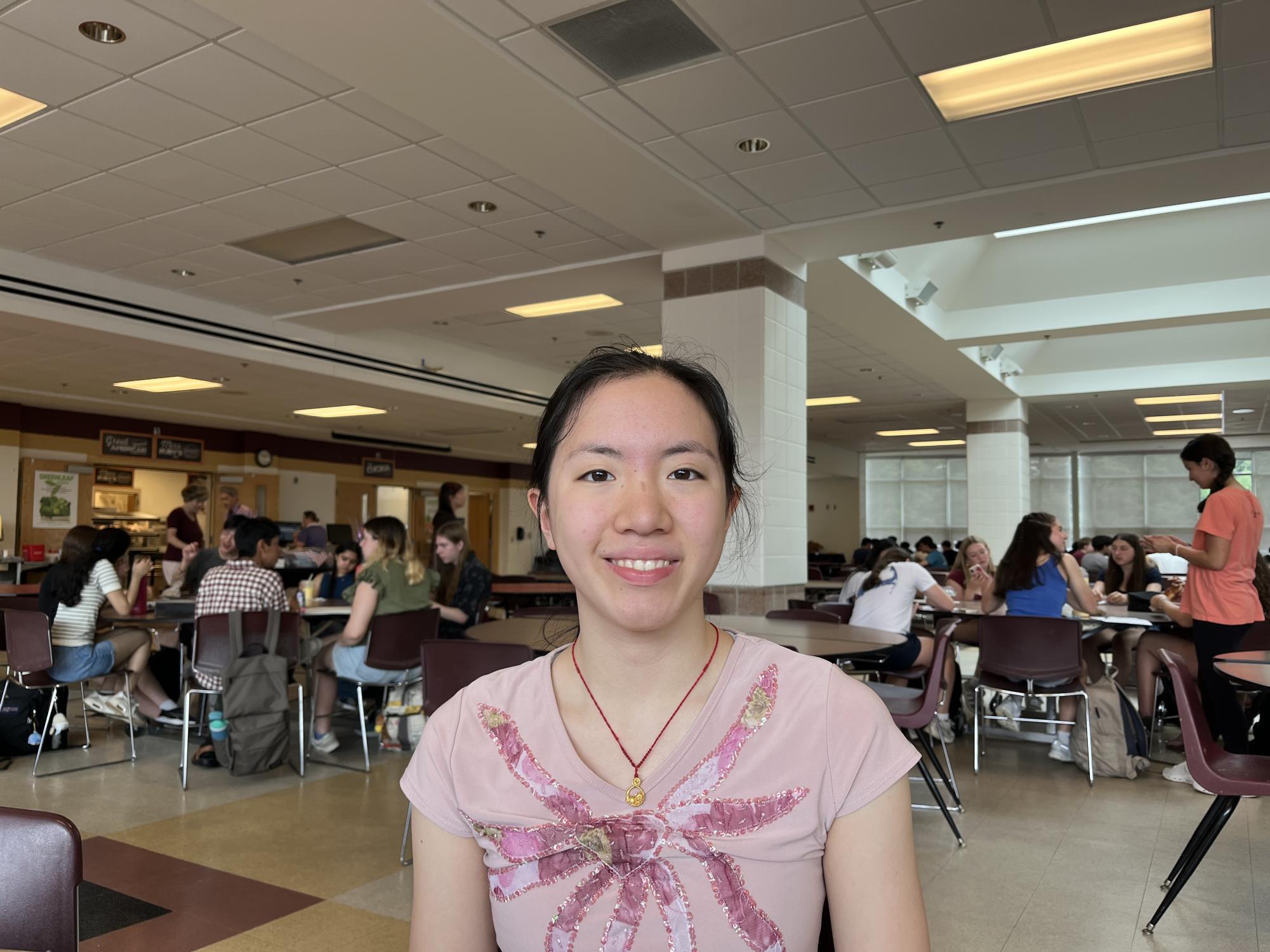 Sophomore Jina Hao